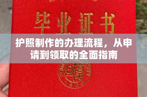 建德护照制作的办理流程，从申请到领取的全面指南